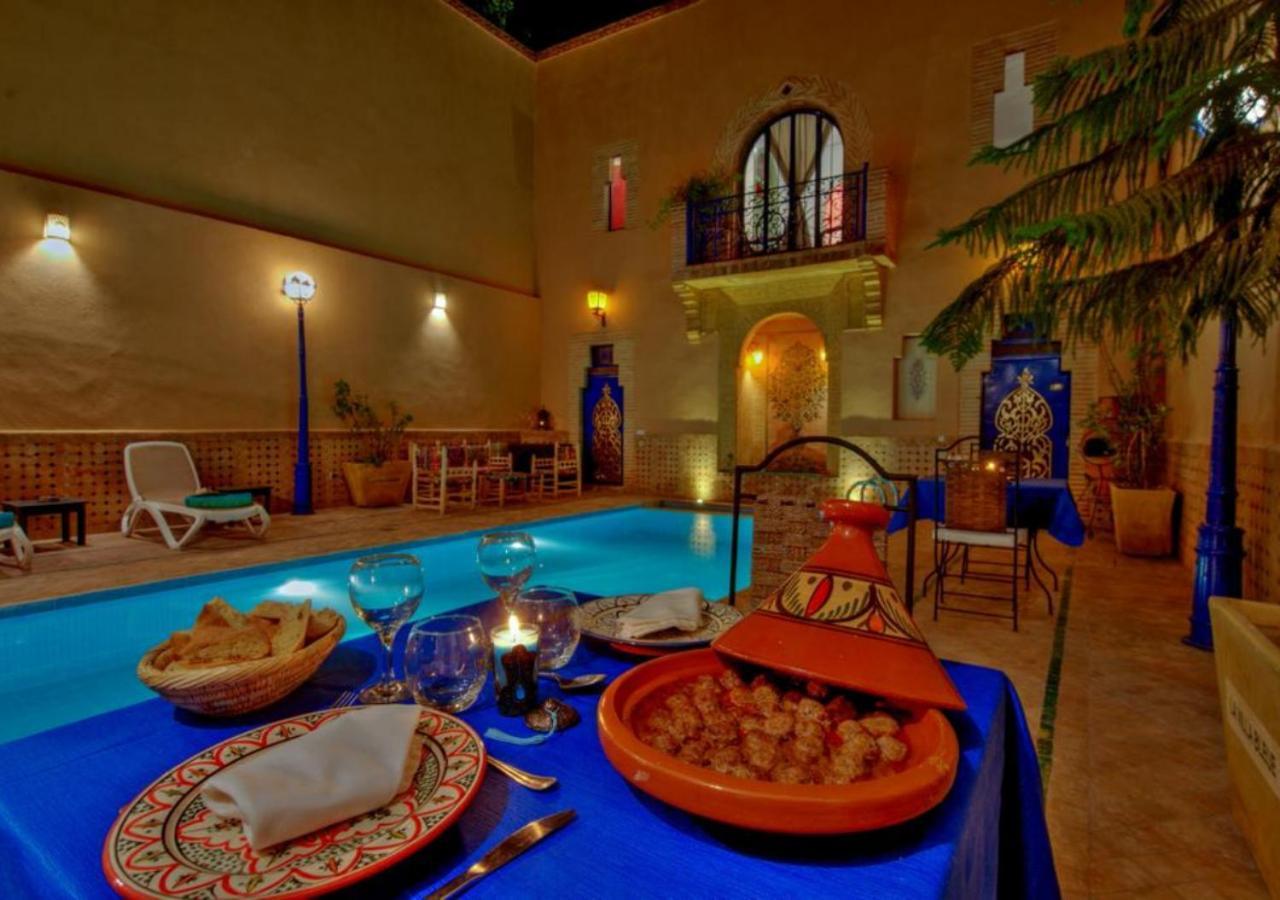 Riad La Villa Bleue & Spa Marraquexe Exterior foto