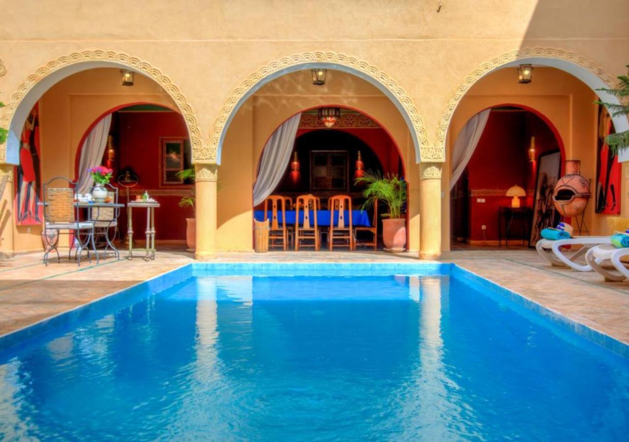 Riad La Villa Bleue & Spa Marraquexe Exterior foto